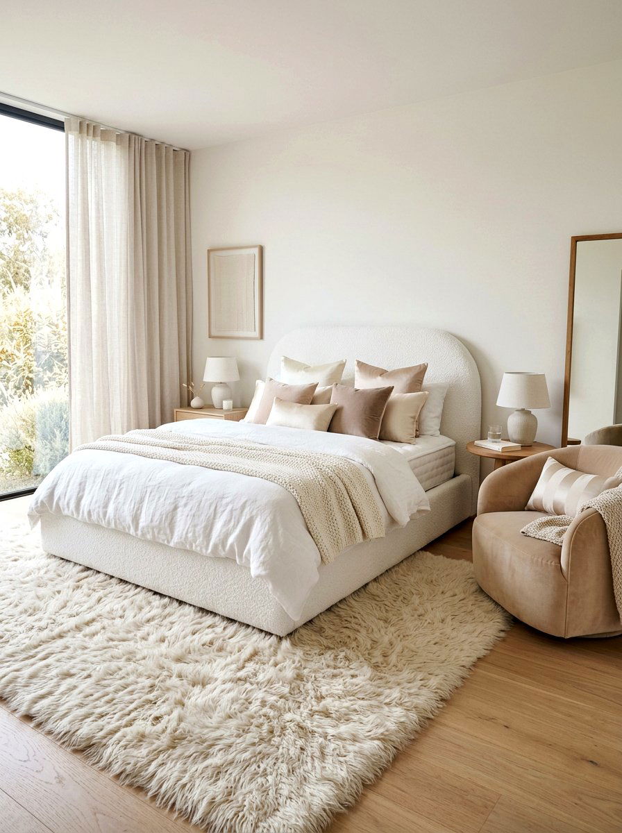 Soft texture cloud bed - 30 cloud bed bedroom ideas