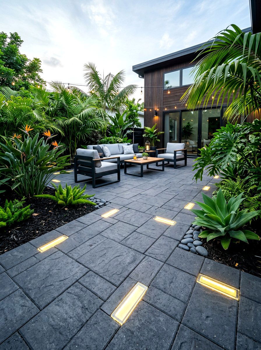 Solar Brick Lights - 30 solar lighting ideas