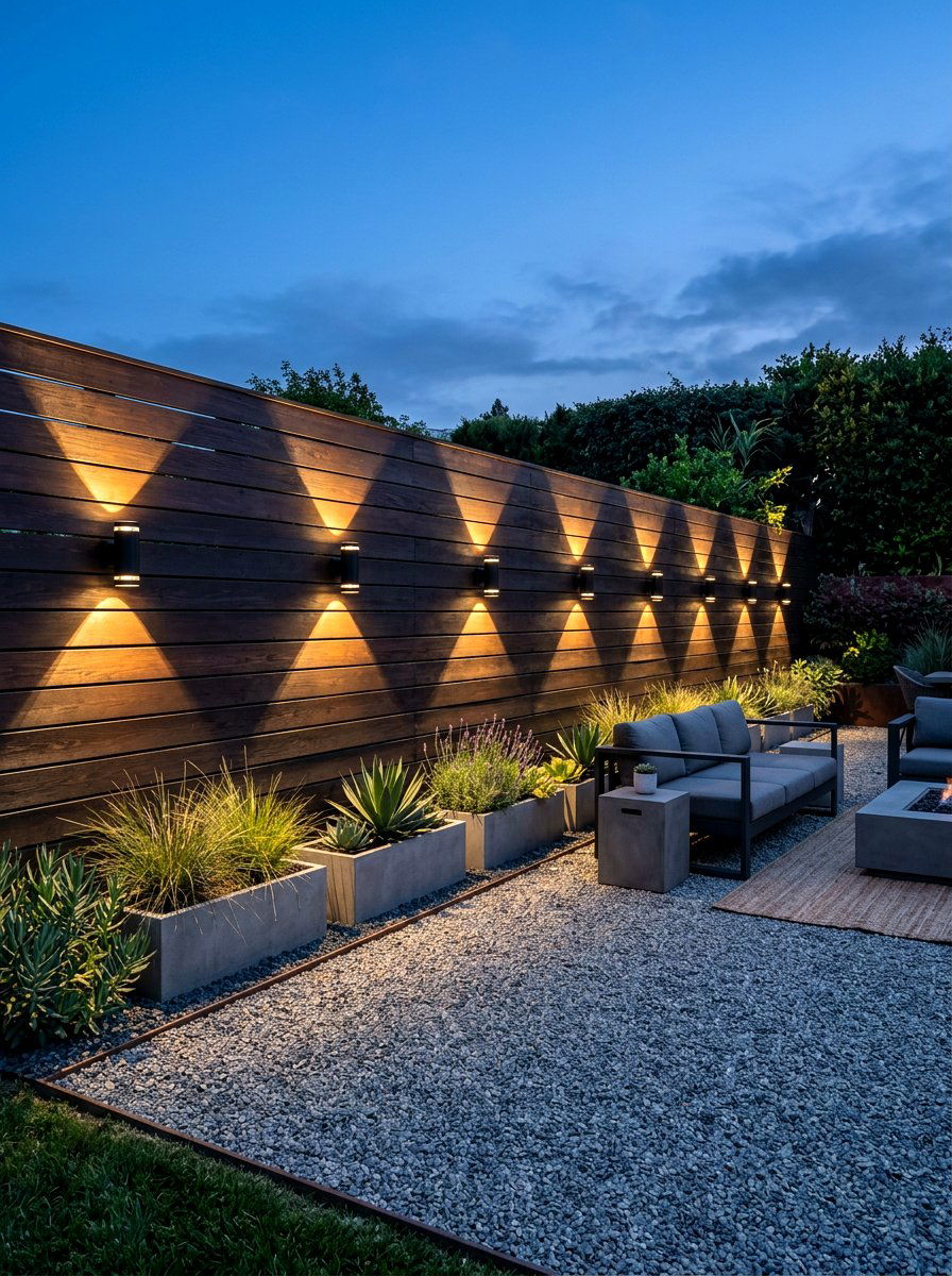 Solar Fence Lights - 30 solar lighting ideas