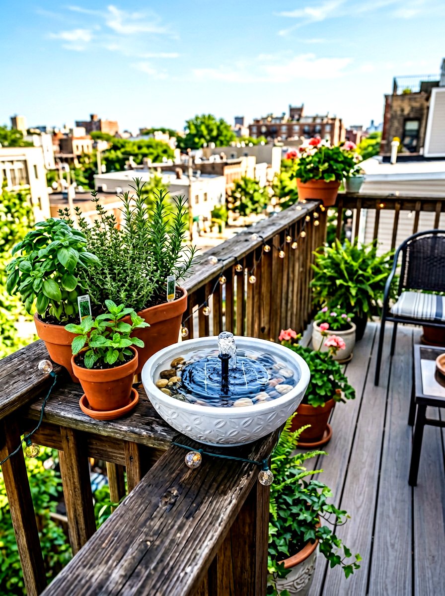Solar Fountain For Small Balcony - 30 solar fountain ideas