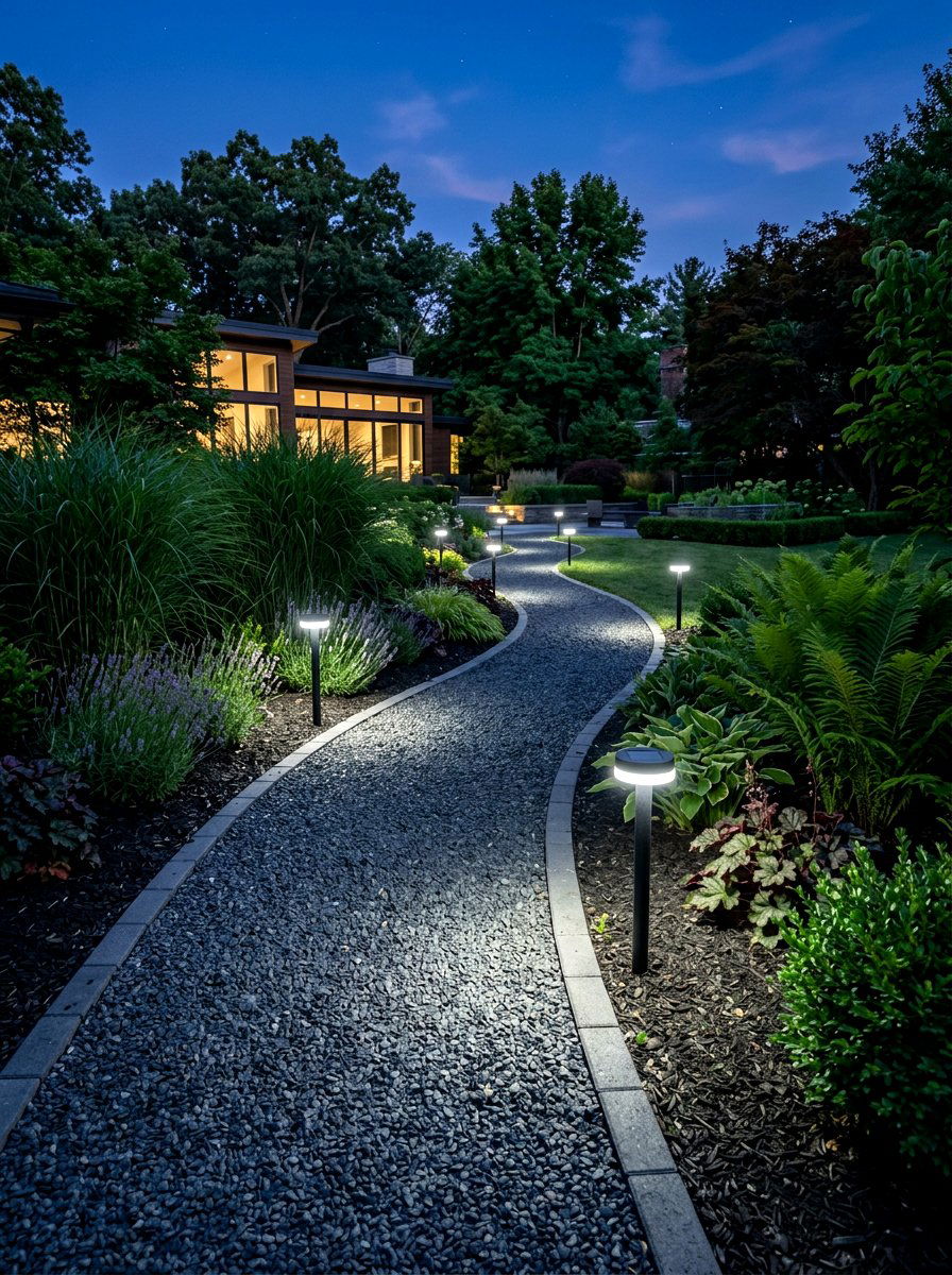 Solar Garden Lighting - 30 budget landscaping ideas