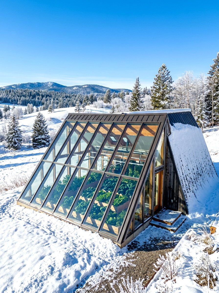 Solar Greenhouse - 30 freestanding greenhouse ideas