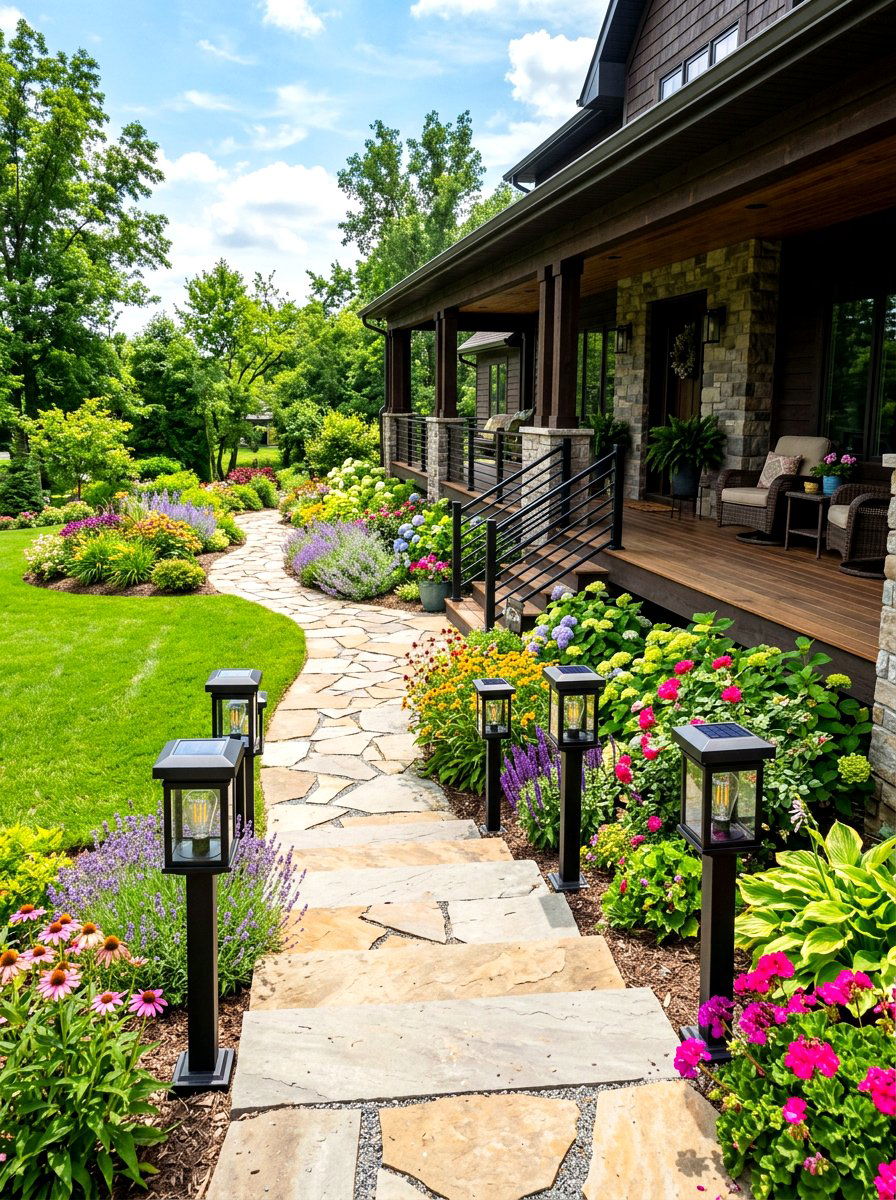Solar Lantern For Porch Steps Path - 30 porch lantern styling ideas aesthetic