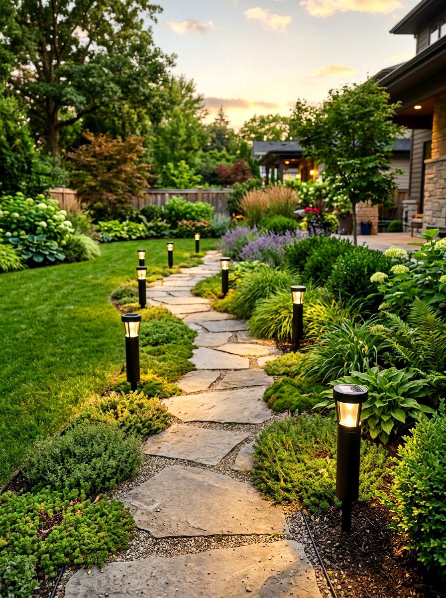 Solar Pathway Lights - 30 solar lighting ideas