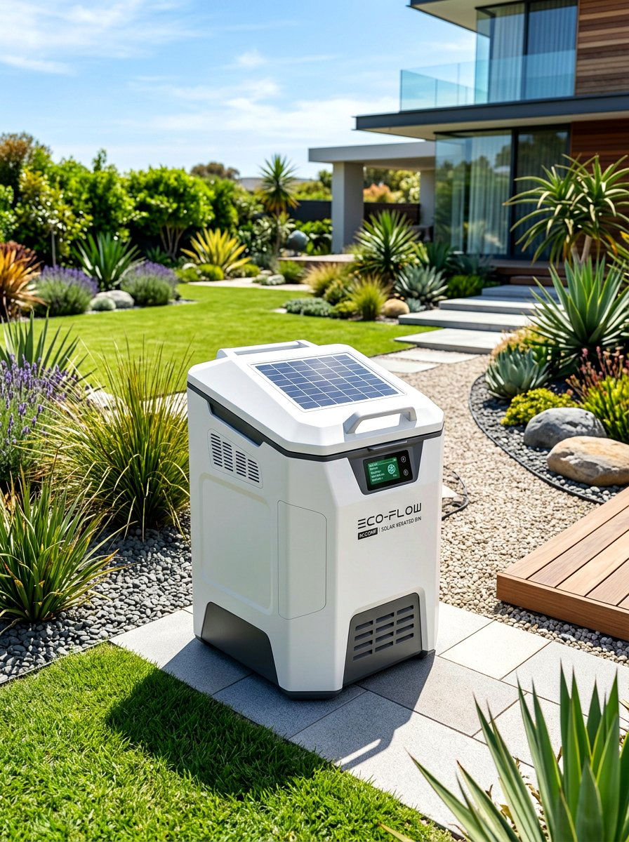 Solar Powered Aerated Bin - 30 compost bin ideas