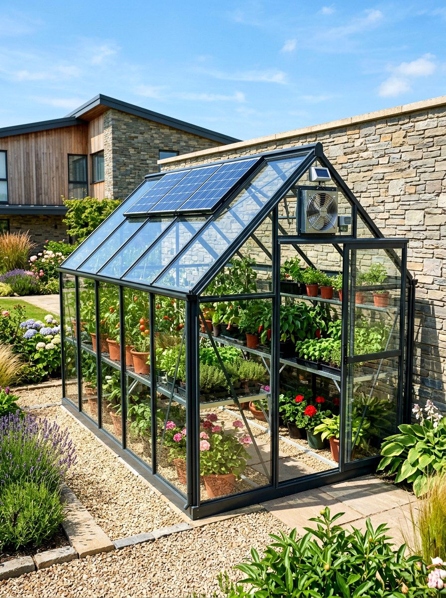 Solar Powered Lean To Greenhouse - 30 lean to greenhouse ideas
