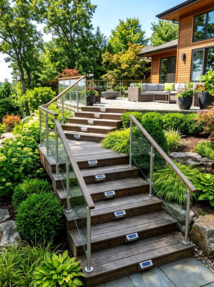 Solar Step Lights - 30 solar lighting ideas