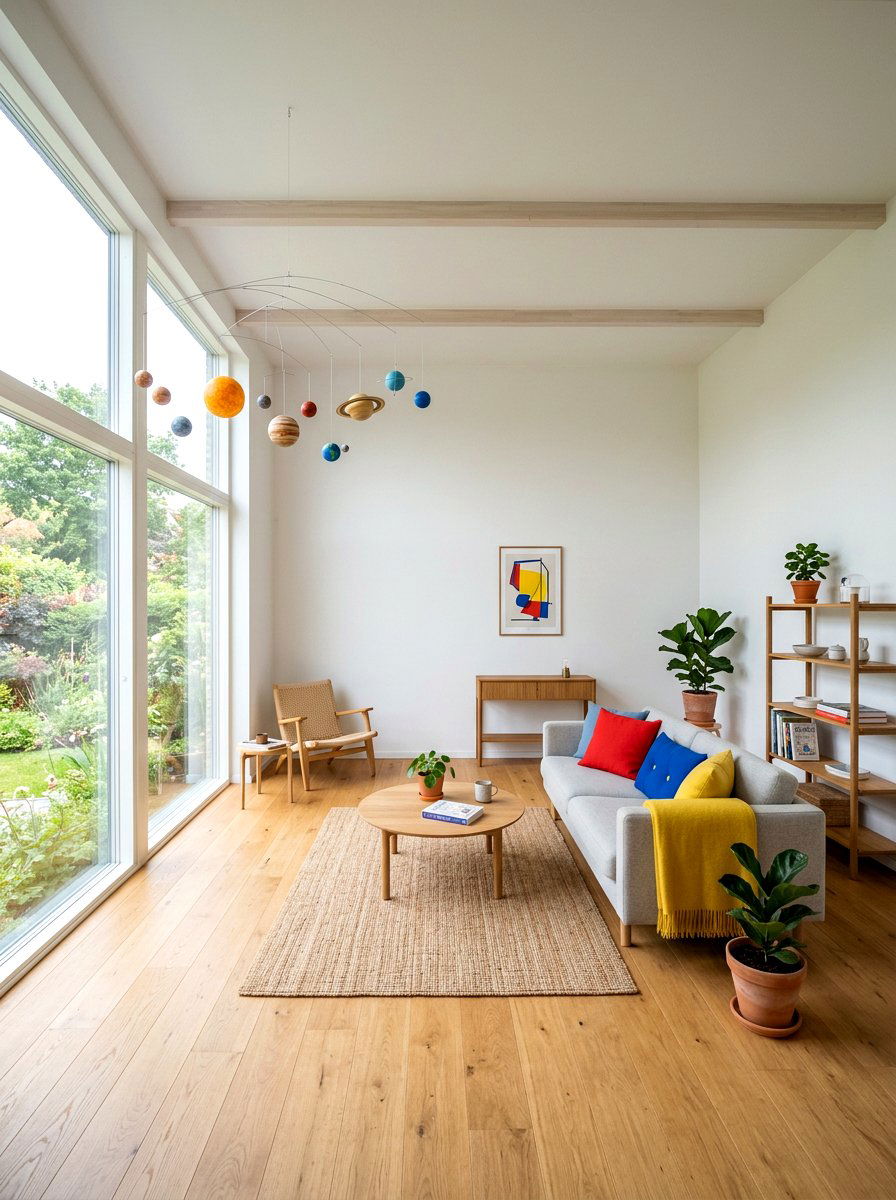 Solar System Mobile - 30 extra celestial living room ideas