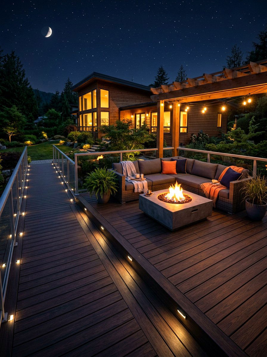 Solar deck lights - 30 solar garden lighting ideas