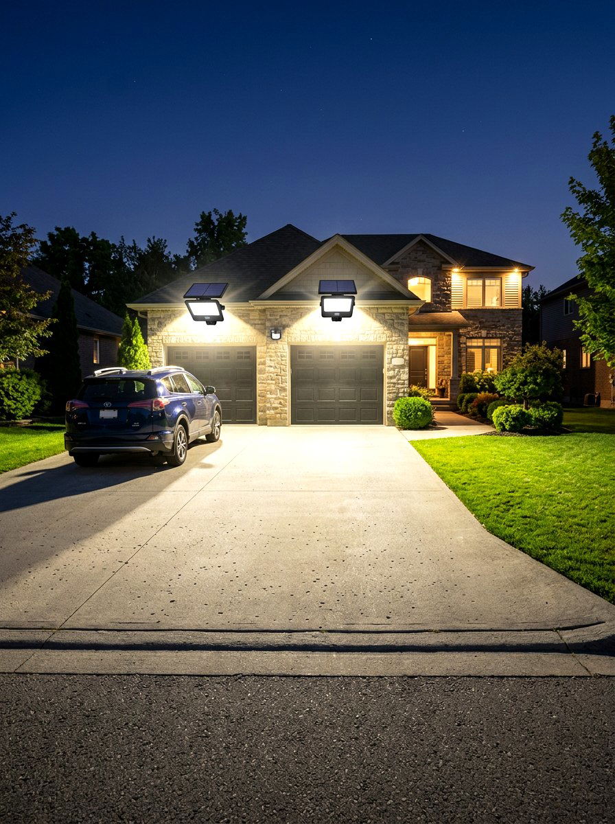 Solar flood lights - 30 solar garden lighting ideas