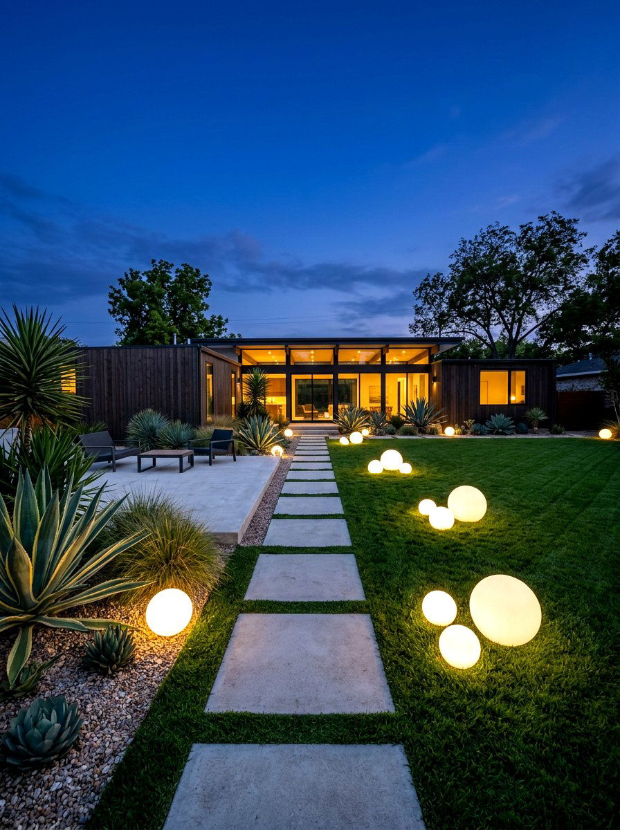 Solar globe lights - 30 solar garden lighting ideas