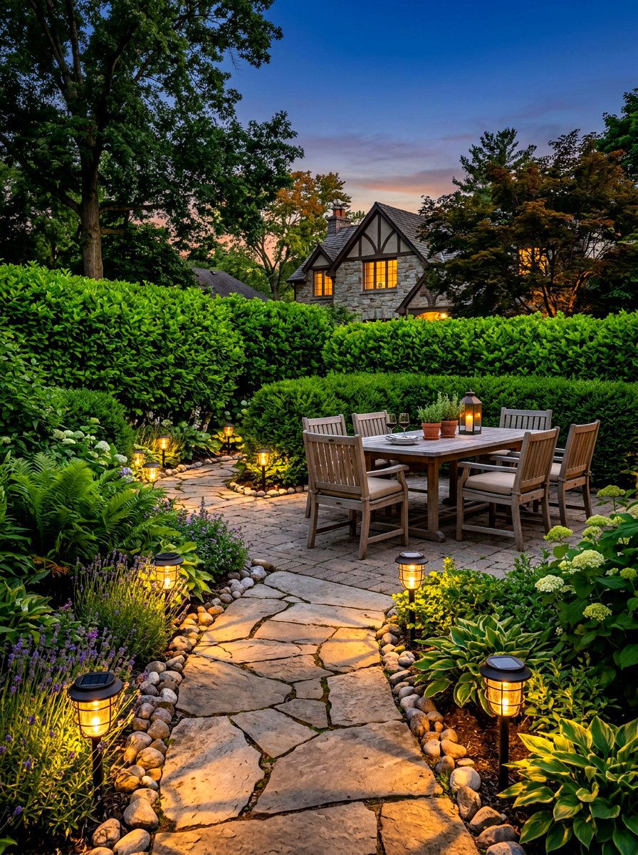 Solar outdoor lighting - 30 sustainable home decor ideas