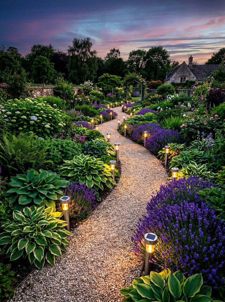 Solar pathway lights - 30 solar garden lighting ideas
