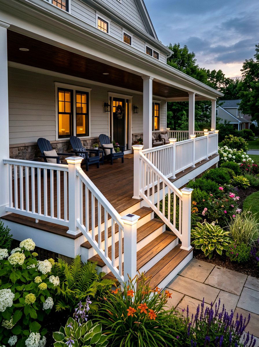 Solar post cap lights - 30 solar garden lighting ideas