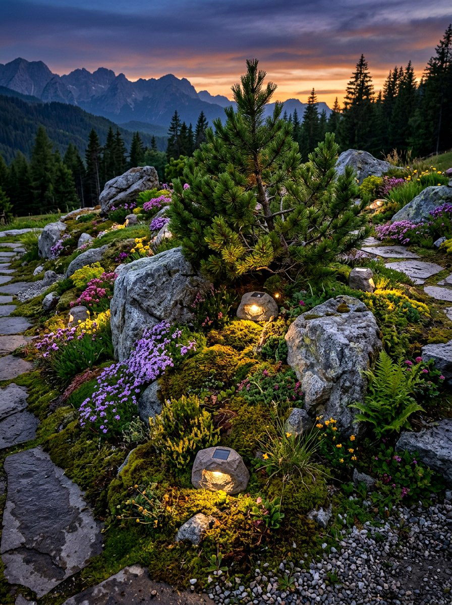 Solar rock lights - 30 solar garden lighting ideas