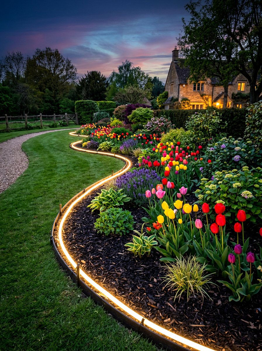 Solar rope lights - 30 solar garden lighting ideas