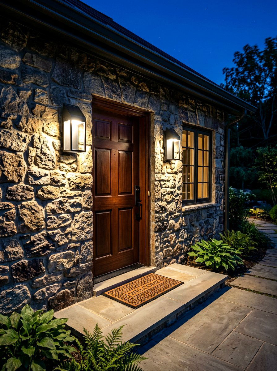 Solar wall sconces - 30 solar garden lighting ideas
