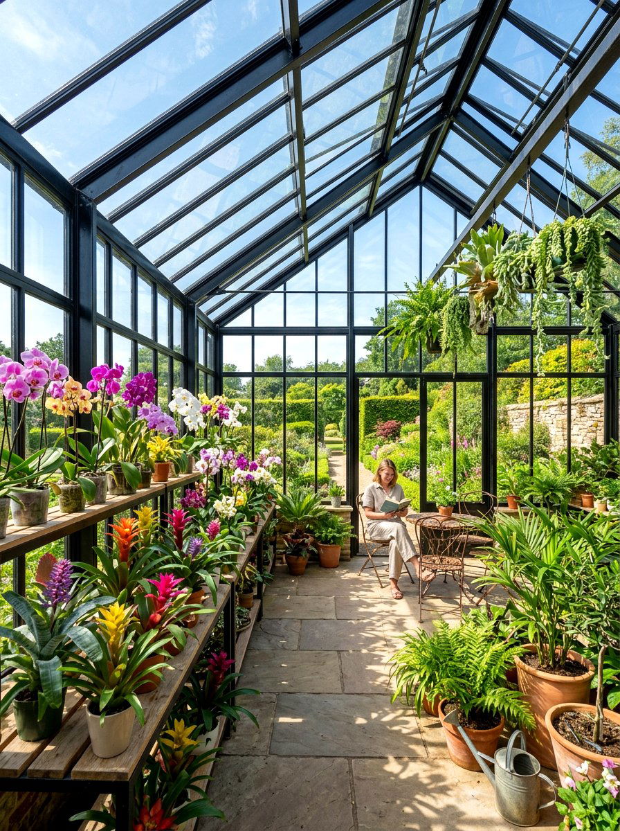 30 enclosed patio garden ideas for Year-Round Growing Indoors