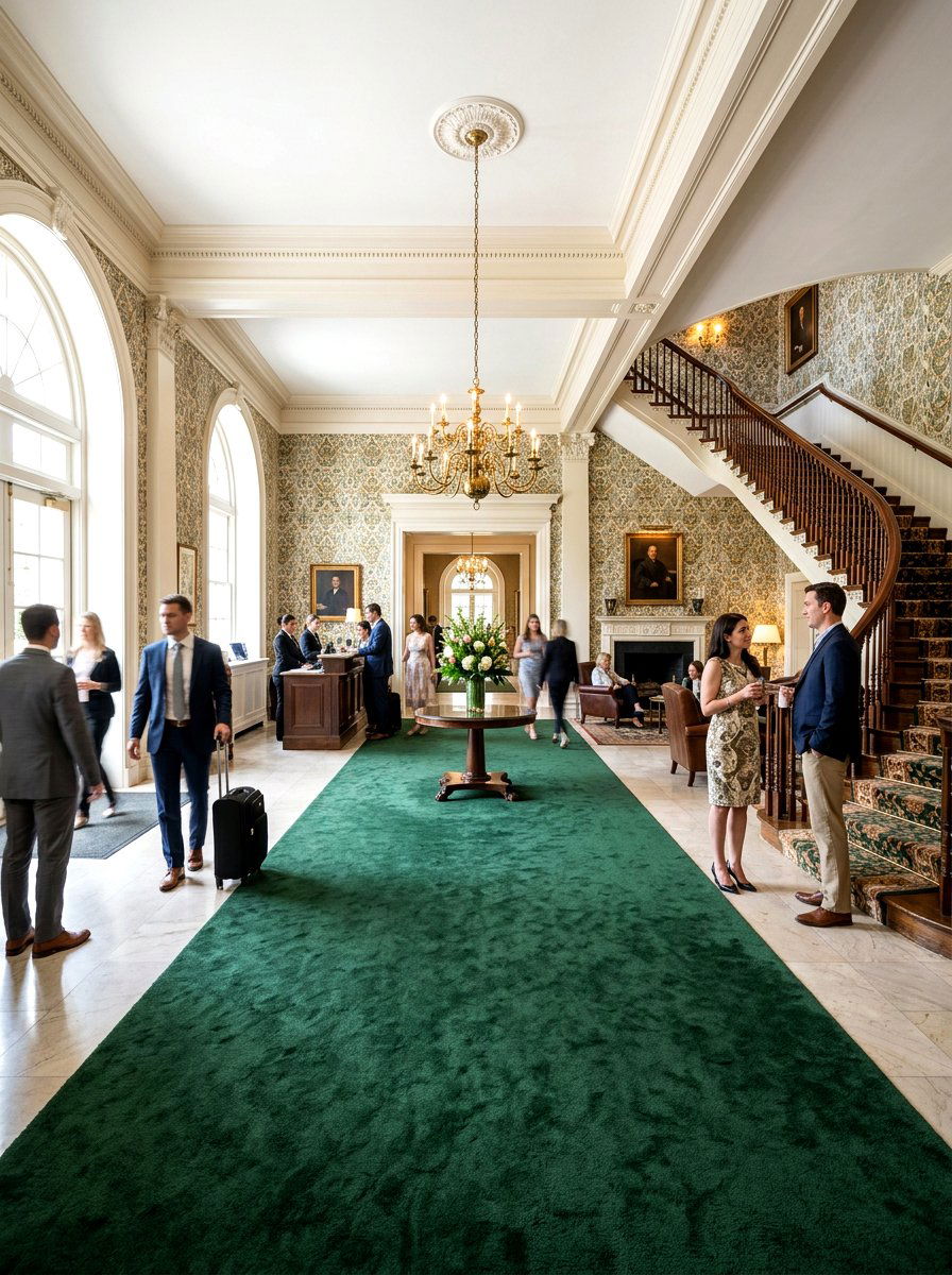 Solid Color Rug - 30 foyer rug ideas