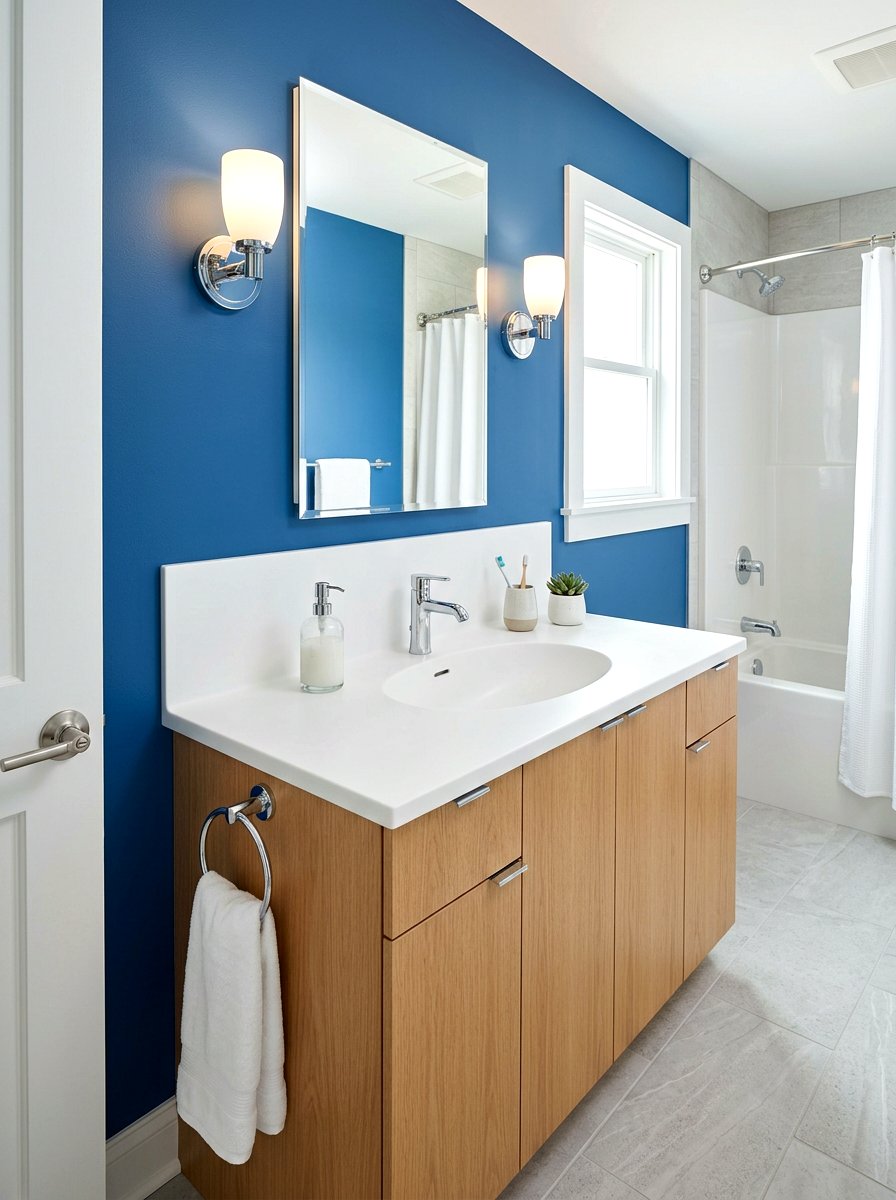 Solid Surface Sink - 30 integrated vanity sink ideas