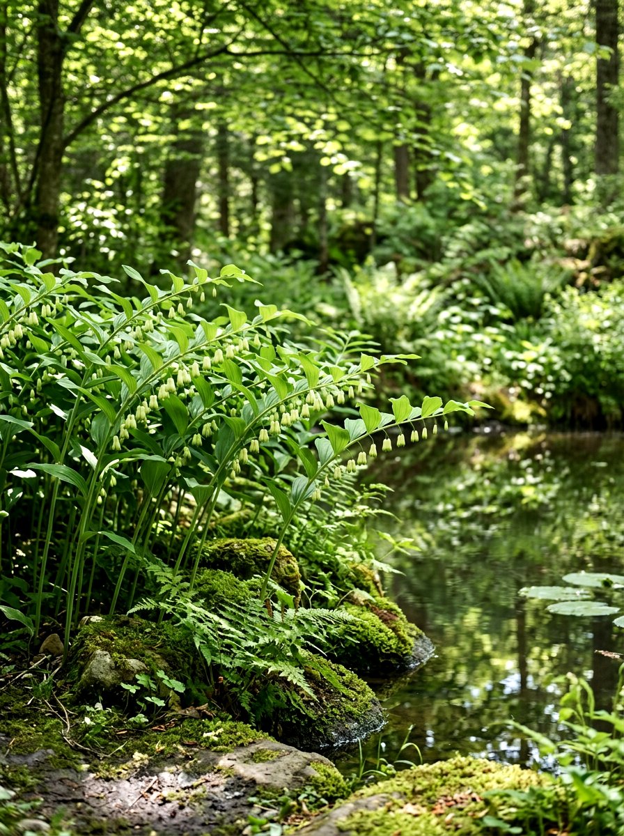 Solomon Seal Pond Edge Planting - 30 pond edge planting ideas