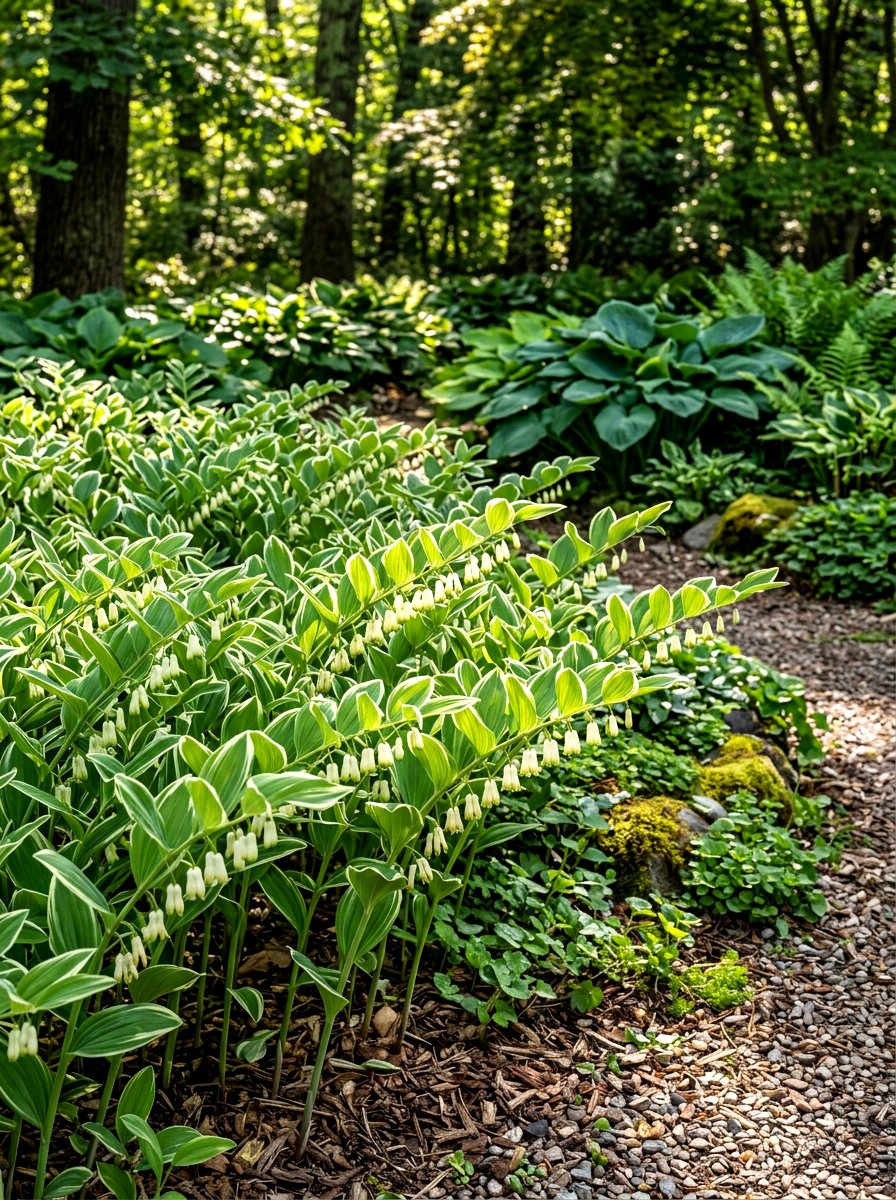 Solomons Seal - 30 shade flower bed ideas