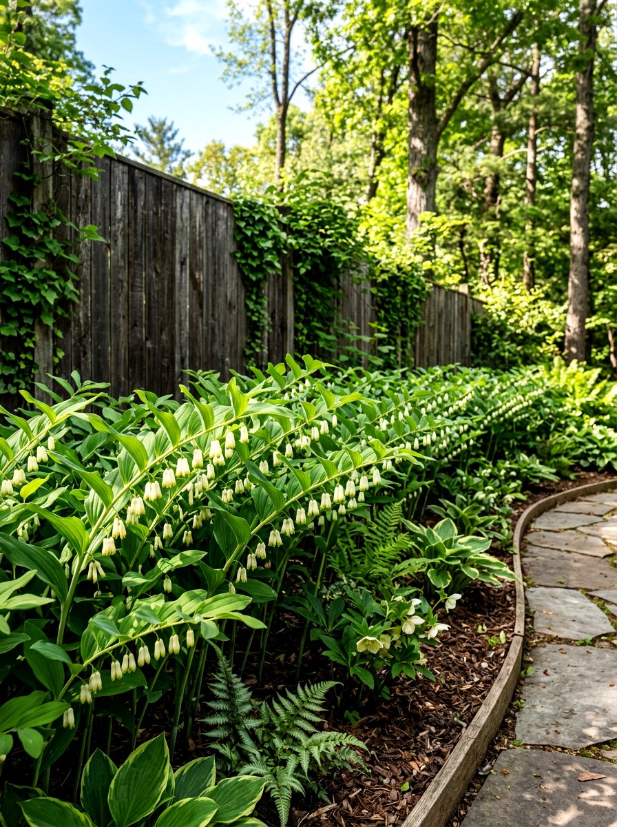 Solomons seal shade border - 30 shade perennial garden ideas