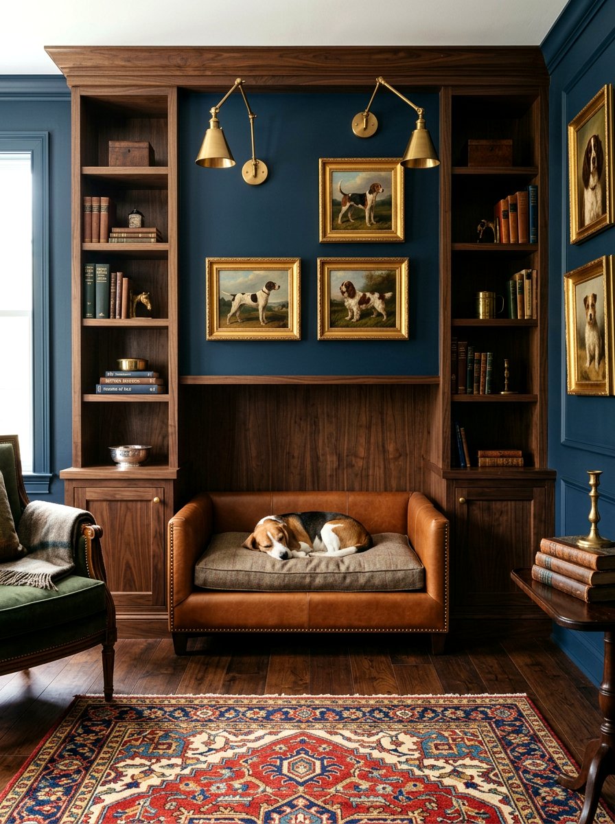 Sophisticated Dog Den - 30 dog room ideas
