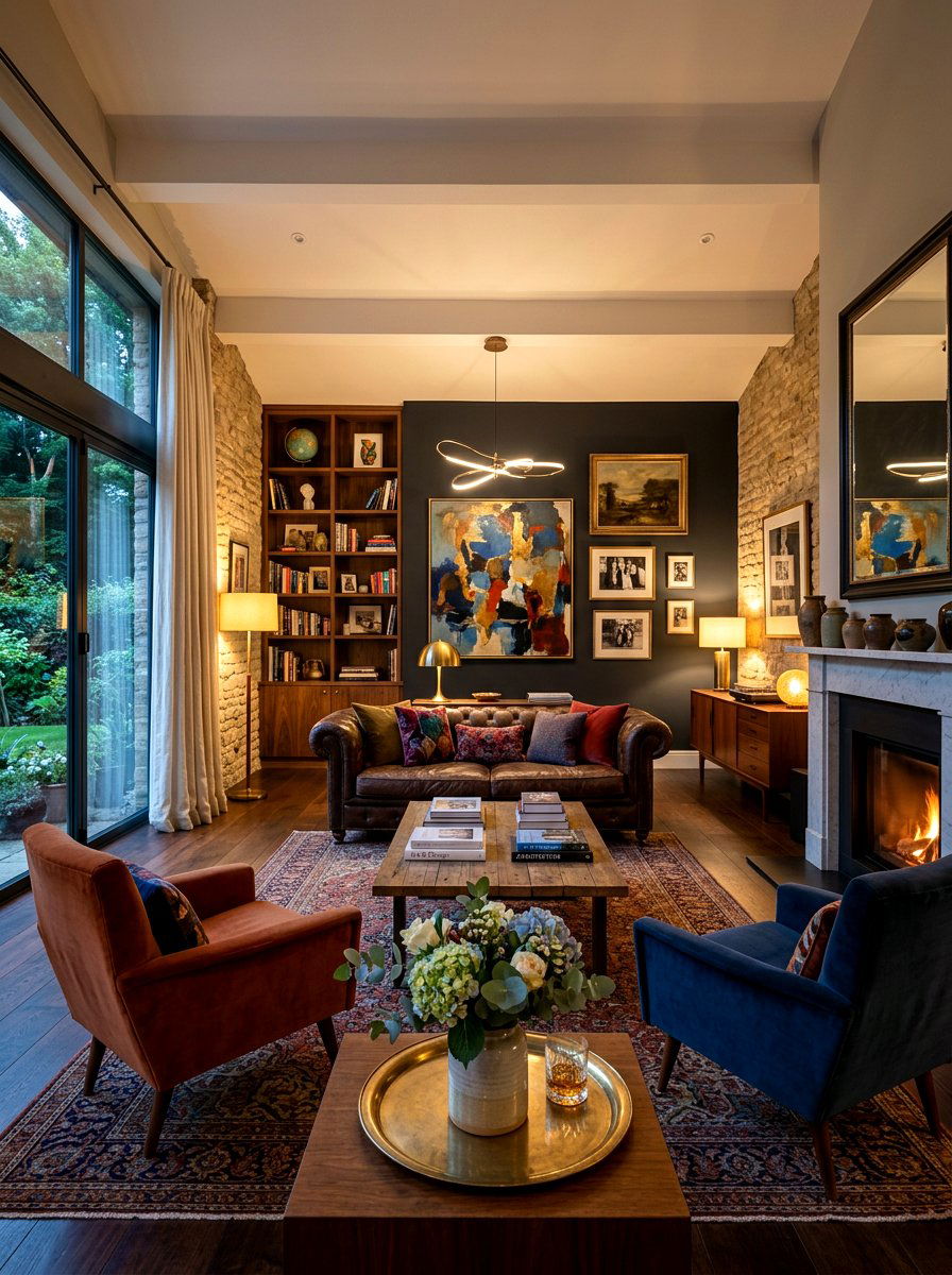 Sophisticated Home Lounge - 30 poker room ideas