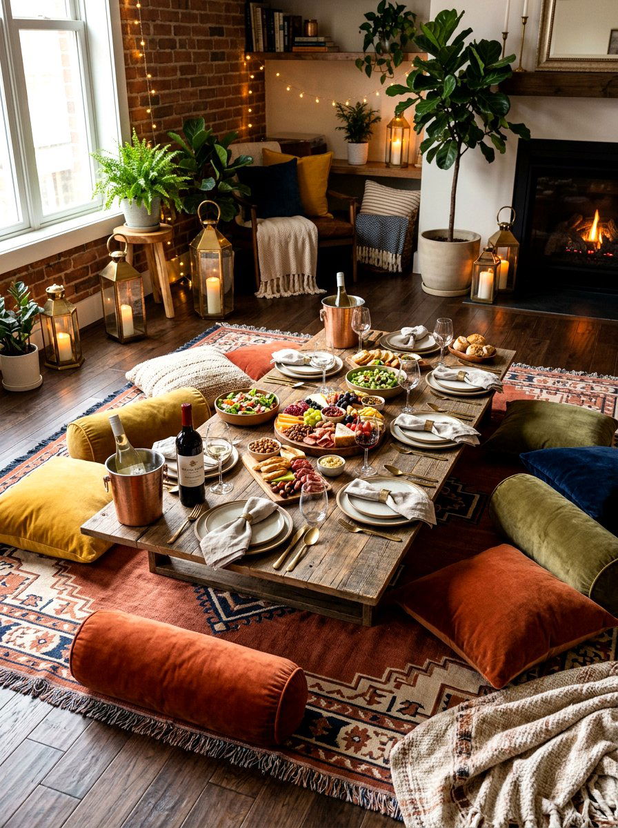 Sophisticated Picnic Setup - 30 casual dinner table ideas