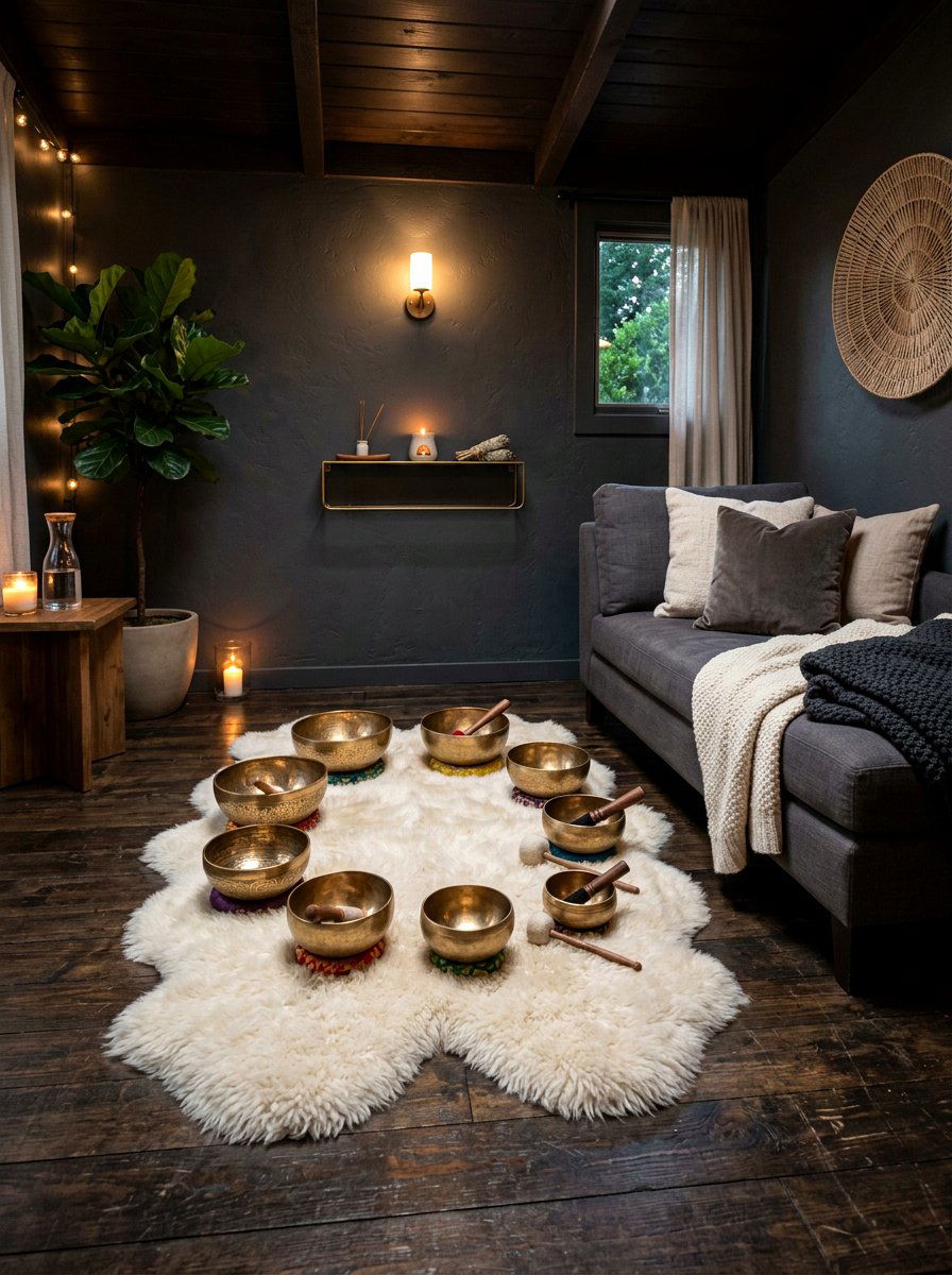 Sound Bath Area - 30 wellness nook ideas