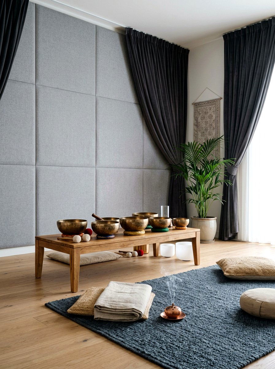 Sound Bath Space - 30 meditation room ideas