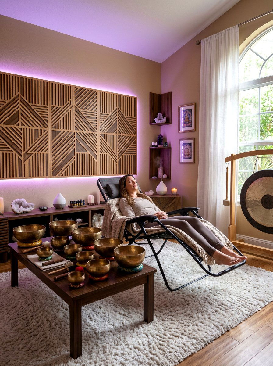 Sound Healing Space - 30 wellness room ideas