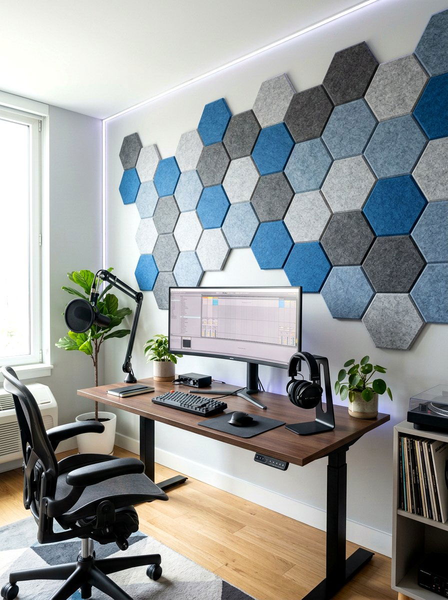 Soundproof Acoustic Panels - 30 video call office ideas