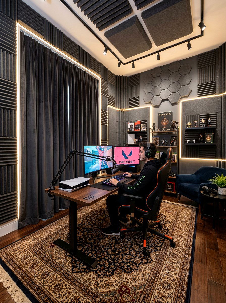 Soundproof Game Studio - 30 poker room ideas