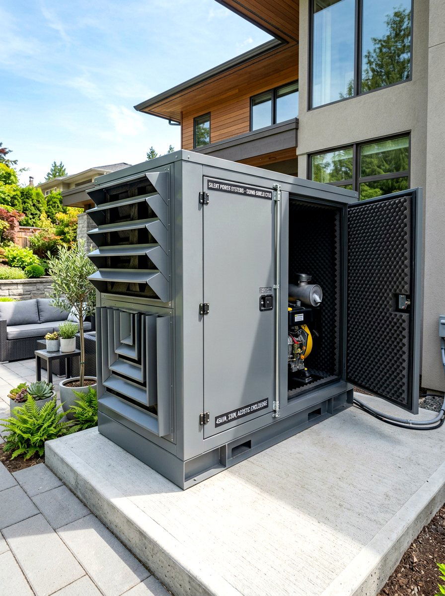 Soundproof Generator Box - 30 generator enclosure ideas