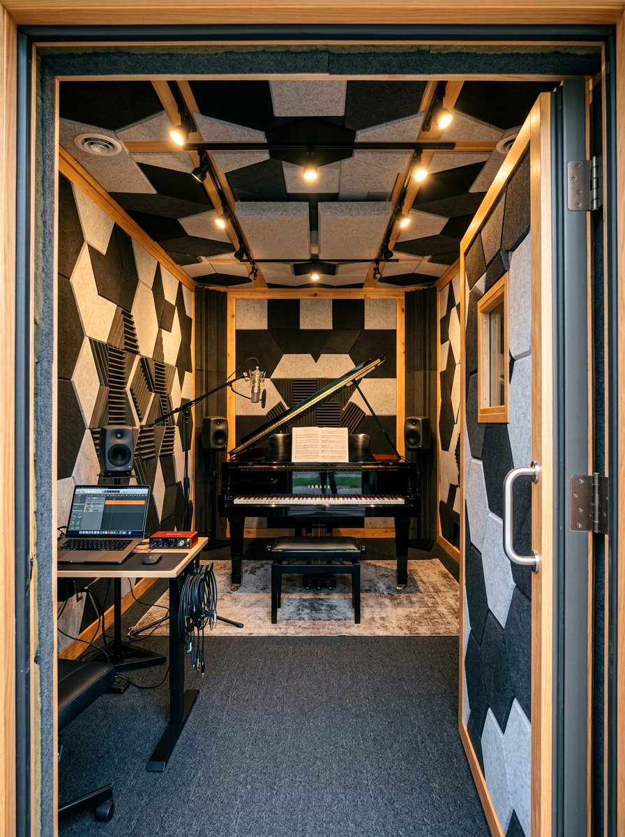 Soundproof Music Shed - 30 office shed ideas