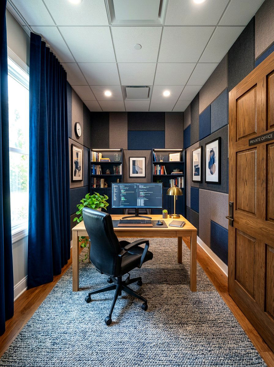 Soundproof Private Office Room - 30 luxury home office ideas