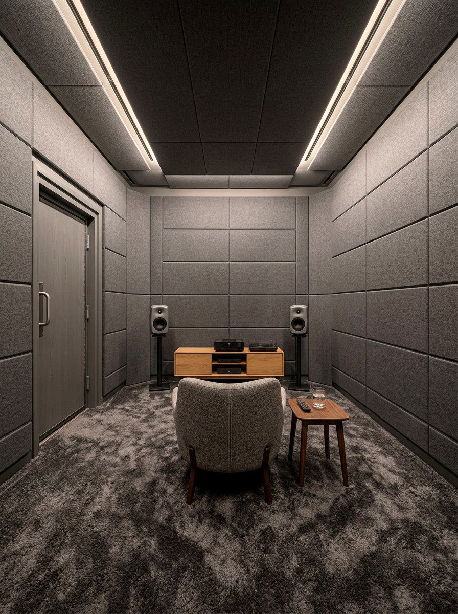 Soundproof Room - 30 home retreat room ideas
