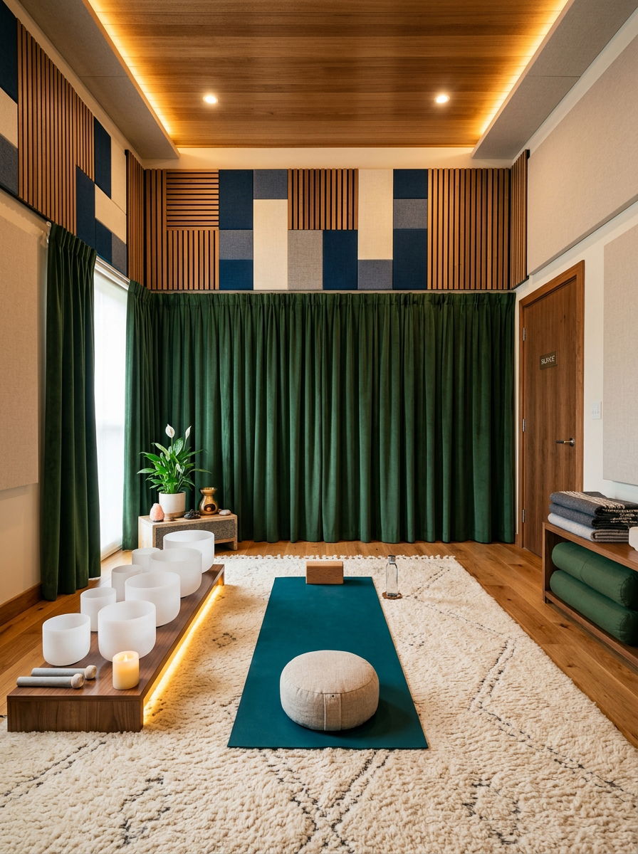 Soundproof Yoga Room - 30 yoga studio home ideas