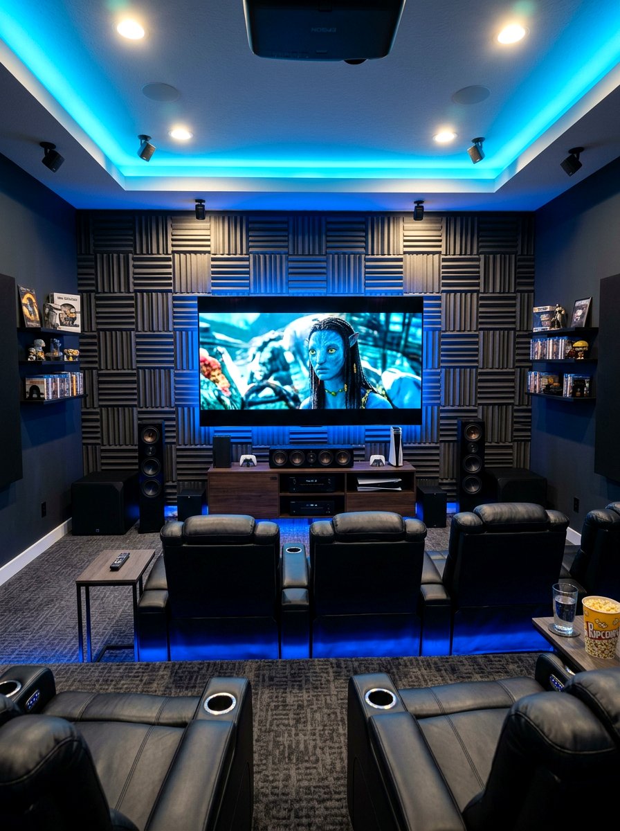 Soundproofing foam tiles - 30 acoustic living room ideas