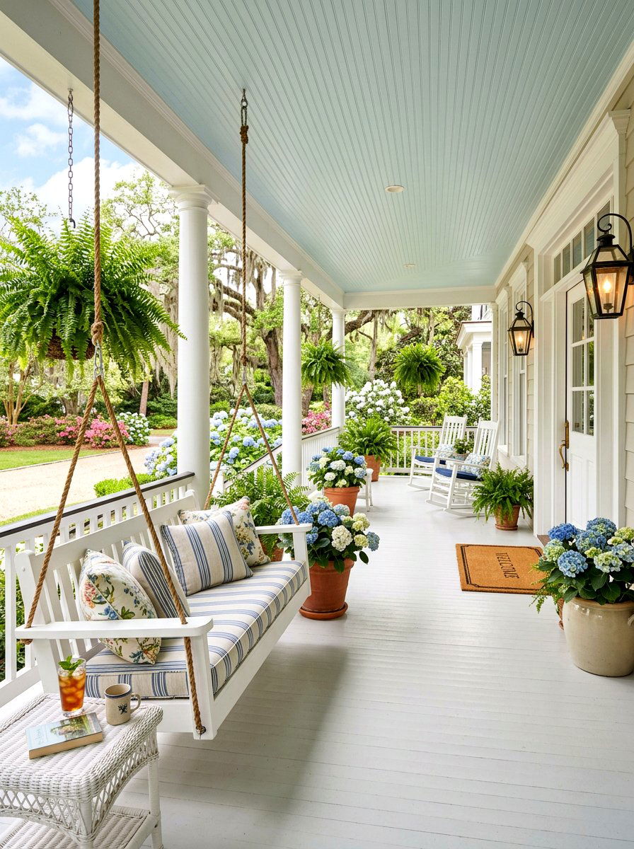 Southern hospitality porch - 30 seasonal front porch ideas