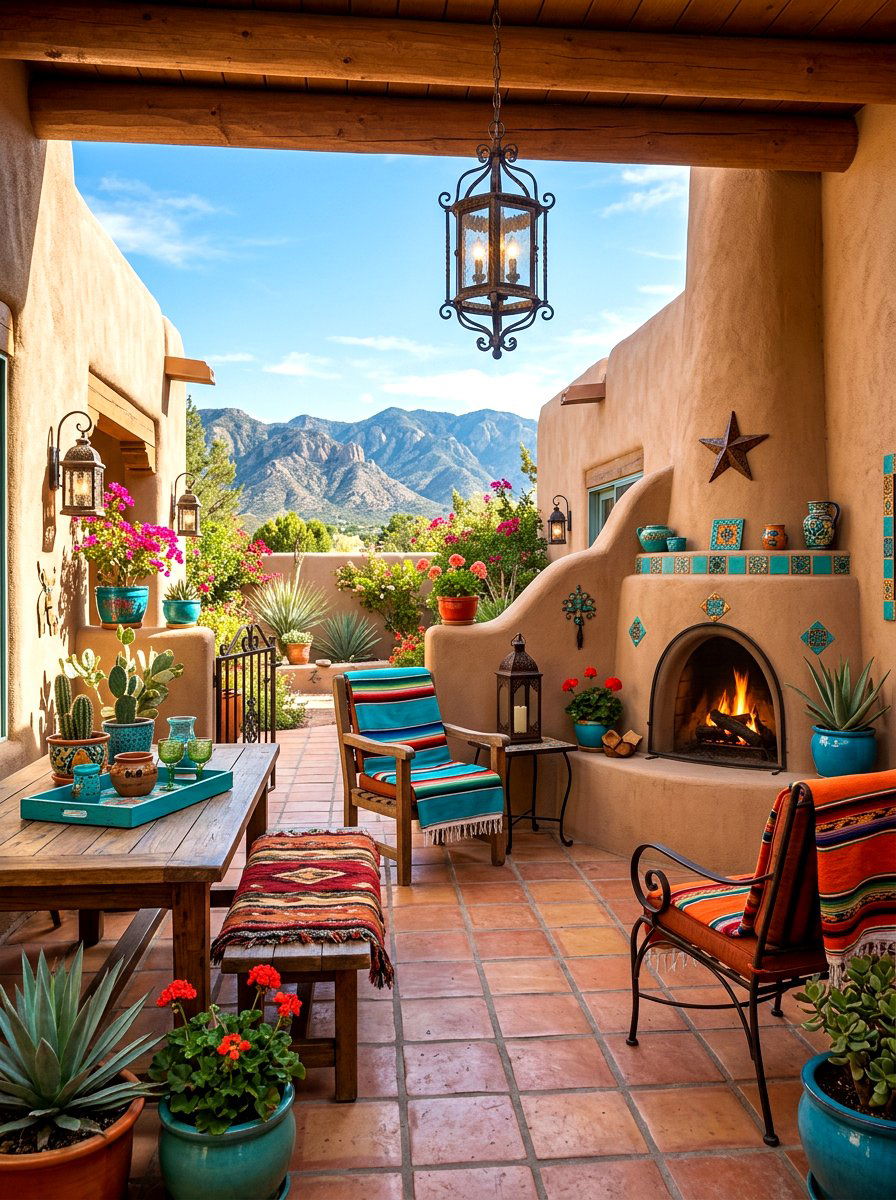 Southwest Style Patio - 30 desert patio ideas