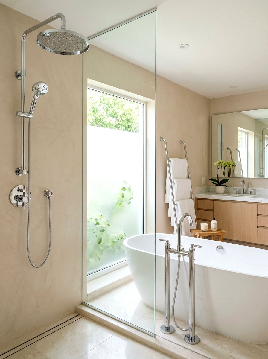 Spa Chrome Bathroom - 30 chrome bathroom ideas
