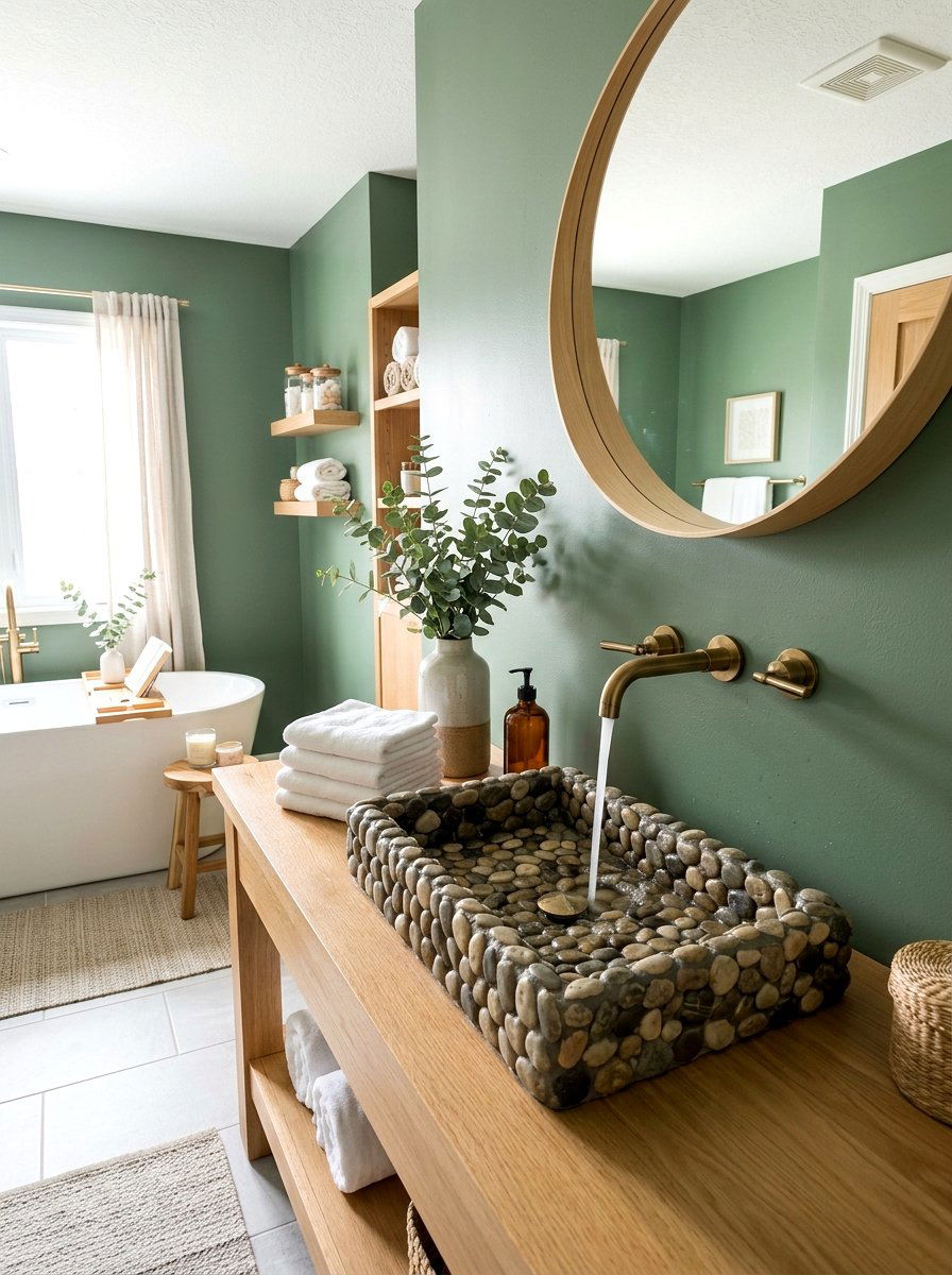 Spa Inspired Wall Faucet - 30 wall mounted faucet bathroom ideas