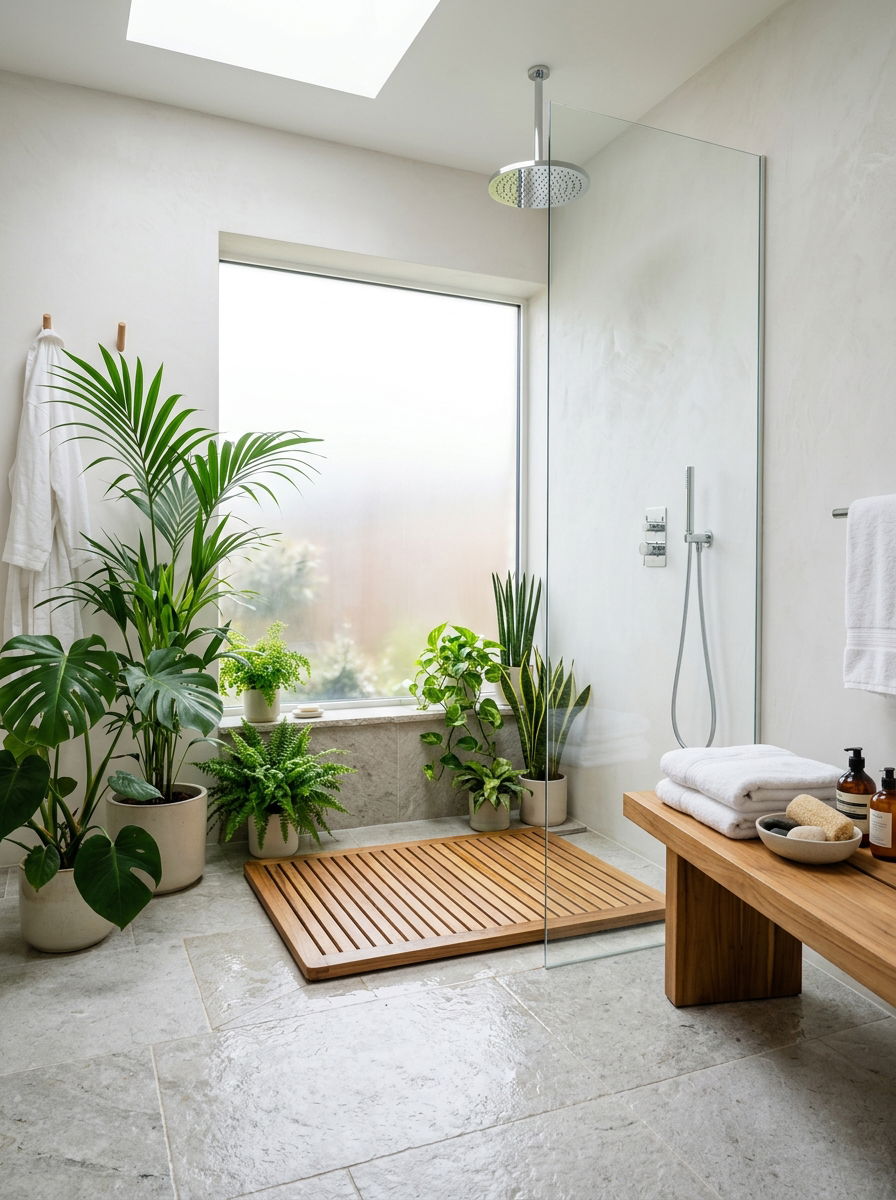 Spa Style Wet Room - 30 wet room bathroom ideas