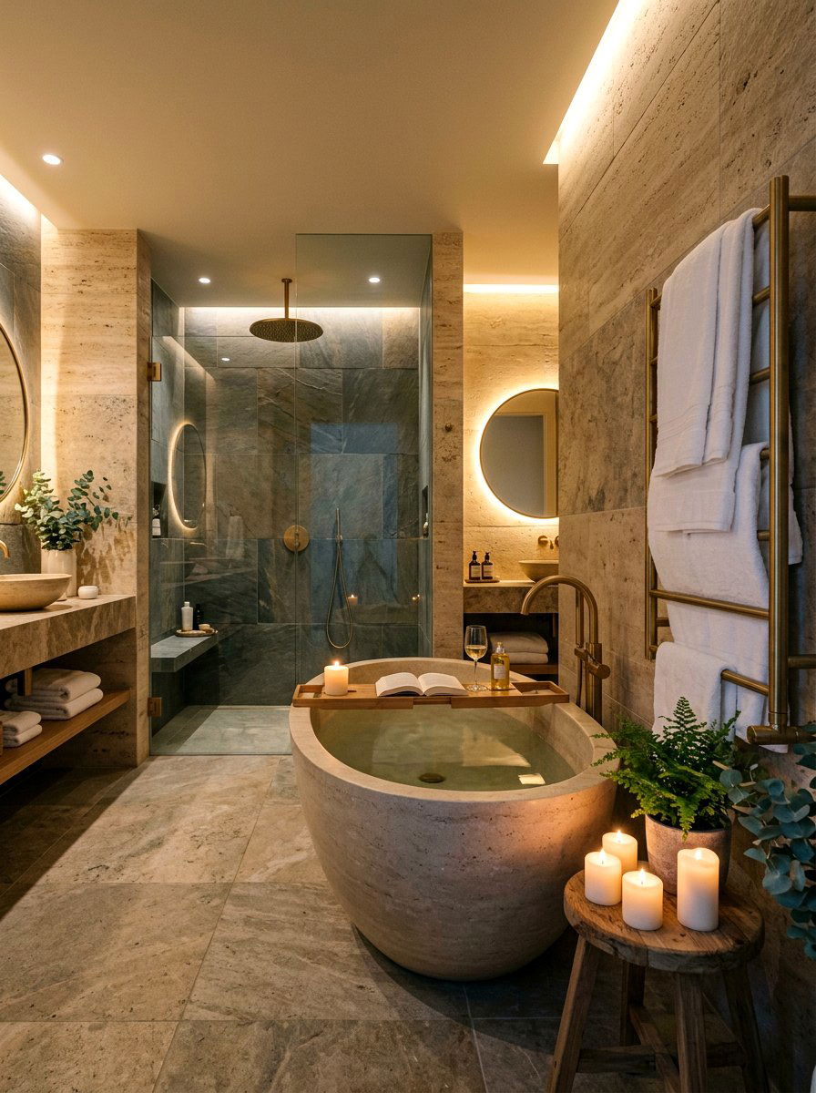 Spa bathroom - 30 Scandinavian bathroom ideas