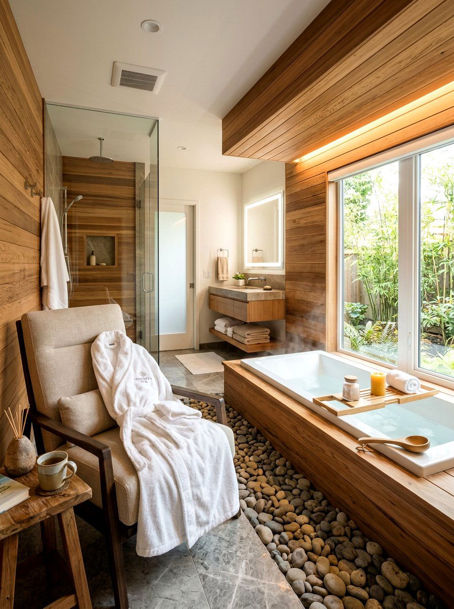 Spa bathroom - 30 luxury hotel bath ideas