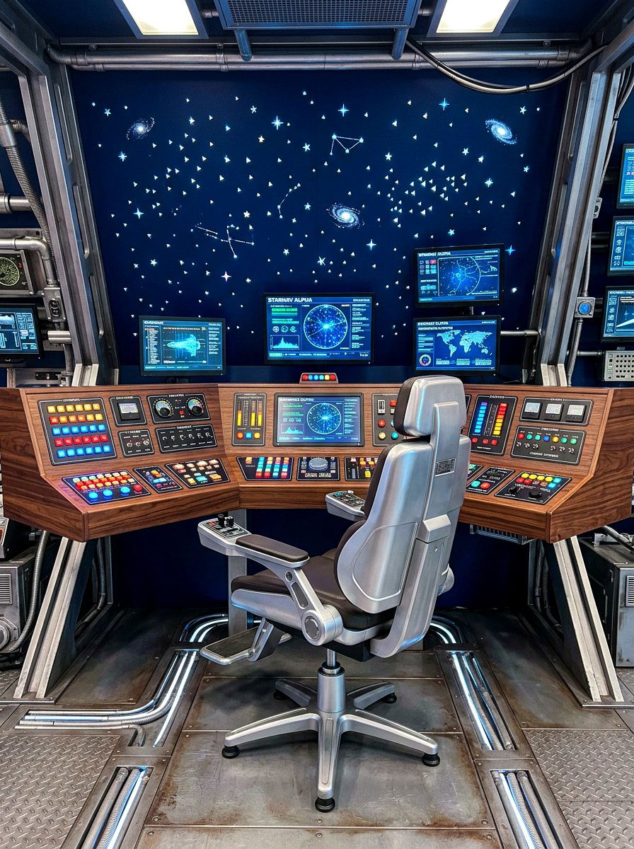 Space Ship Control Center - 30 imaginative play corner ideas