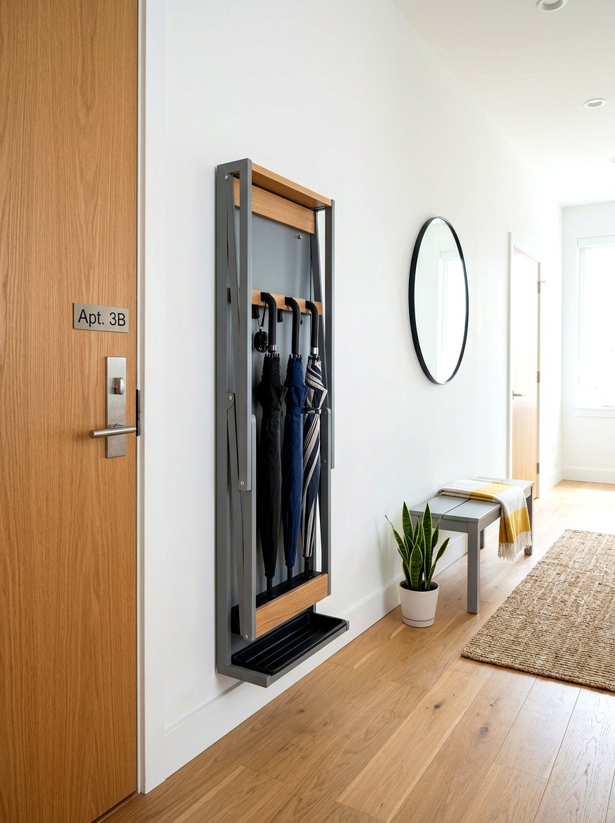 Space saving folding umbrella cabinet - 30 umbrella cabinet ideas